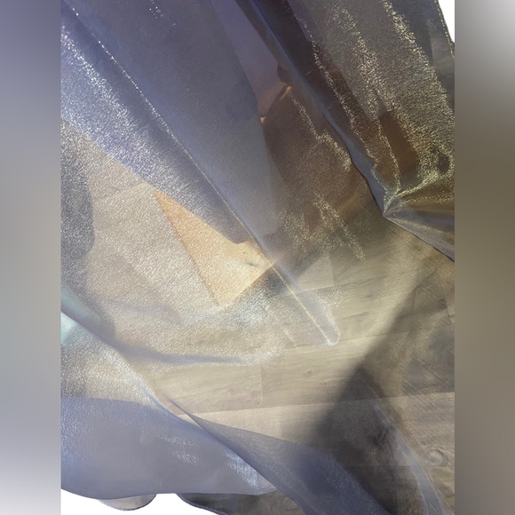 😍Beautiful Vintage Light Purple Strapless Prom Dress with a Small Train - Picture 5 of 9